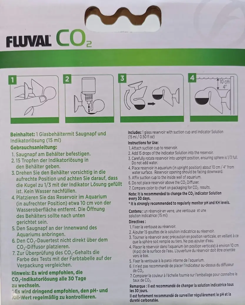 Fluval Co2 Indicator Set